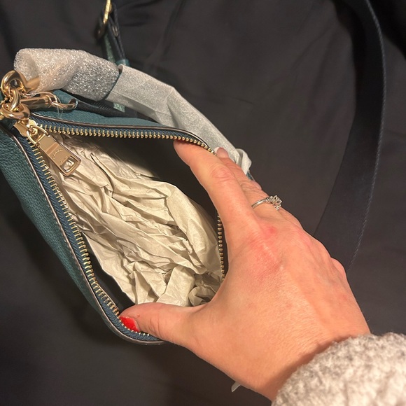 NWT Coach Green Dempsey w/limited edition shoulder strap - Picture 8 of 11